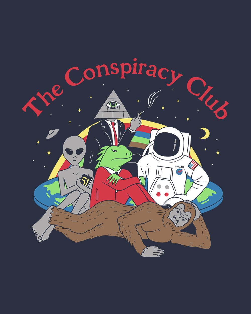 The Conspiracy Club Kids T-Shirt Australia Online #colour_navy