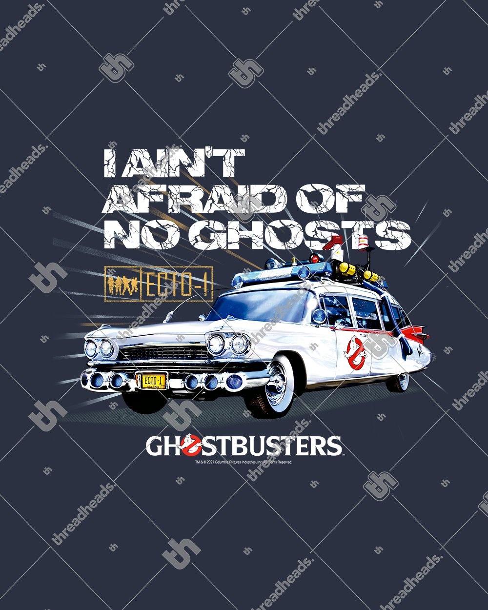 Ghostbusters Ectomobile Kids T-Shirt Australia Online #colour_navy