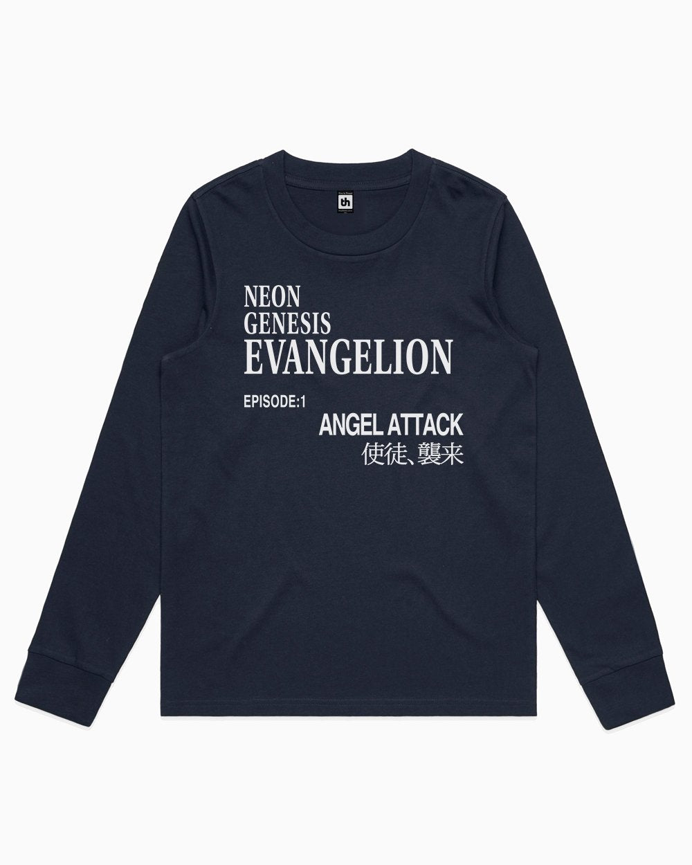 Evangelion Episode 1 Long Sleeve Australia Online #colour_navy