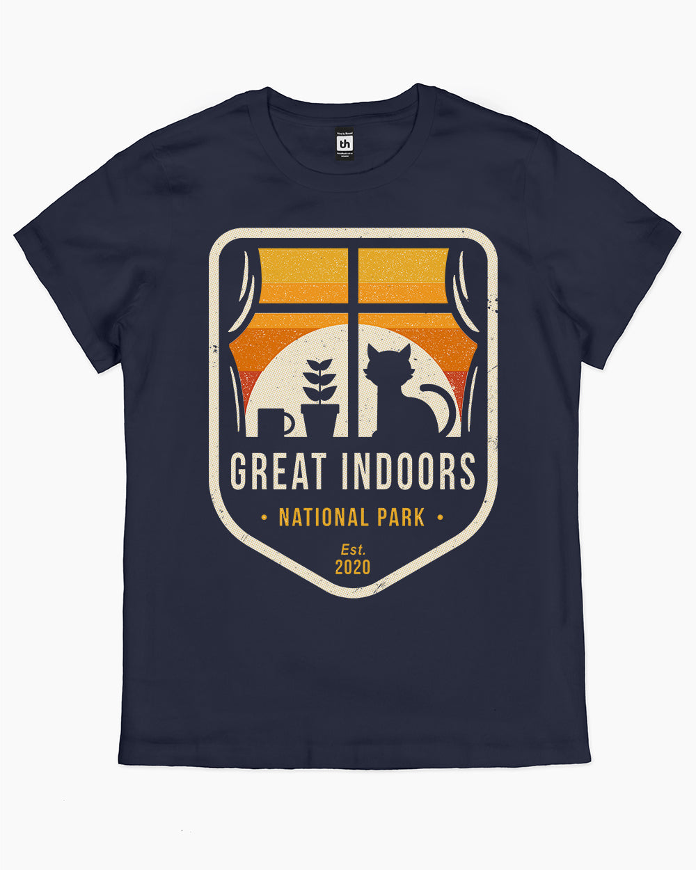 Great Indoors National Park T-Shirt Australia Online #colour_navy
