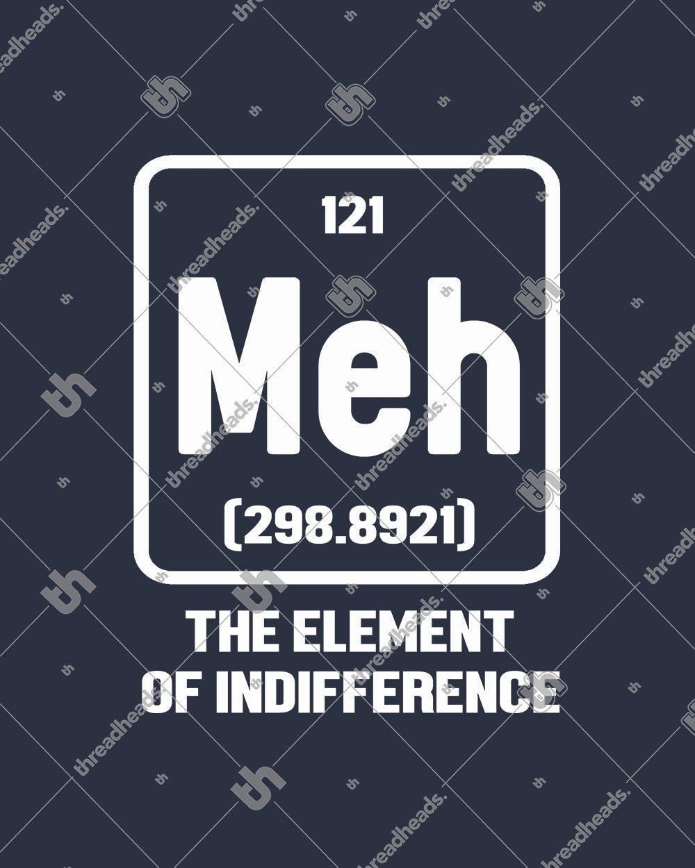 Meh The Element of Indifference Tank Australia Online #colour_navy