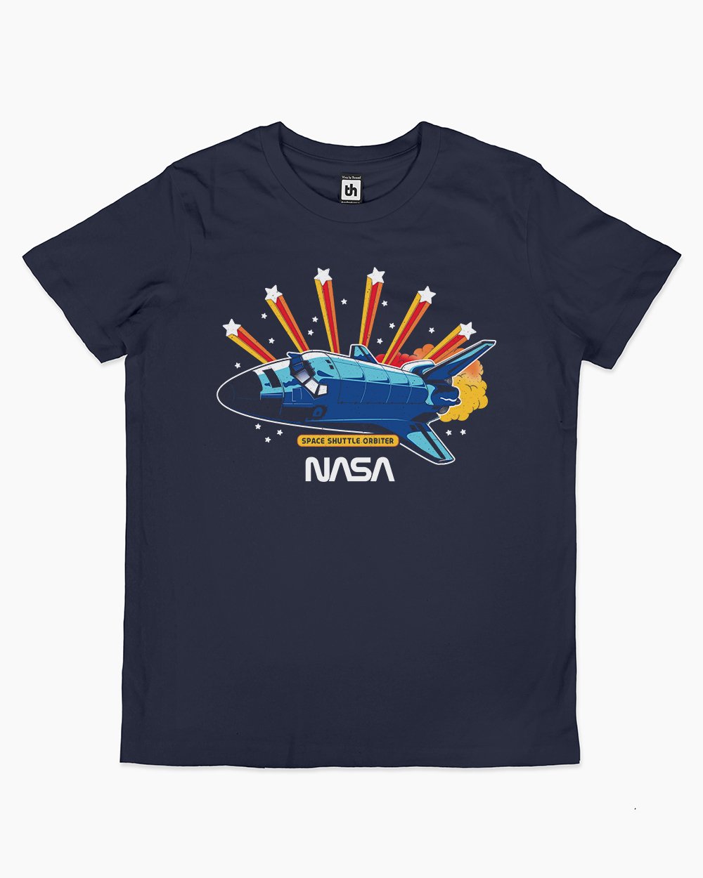NASA Space Shuttle Orbiter Kids T-Shirt Australia Online #colour_navy