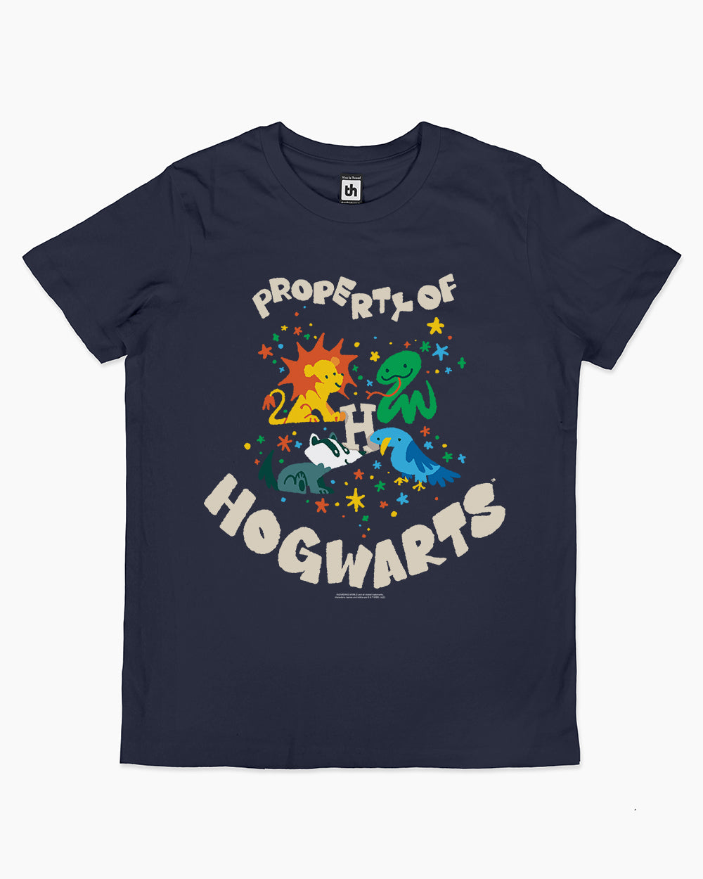 Property of Hogwarts Kids T-Shirt Australia Online #colour_navy
