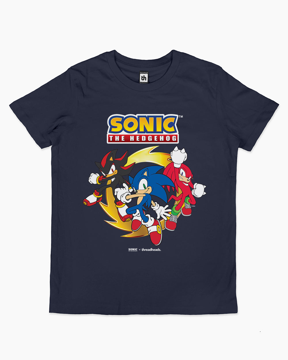 Sonic Has a Posse Kids T-Shirt Australia Online #colour_navy