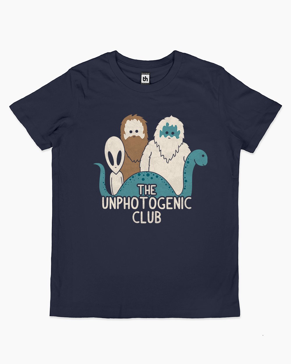 The Unphotogenic Club Kids T-Shirt Australia Online #colour_navy