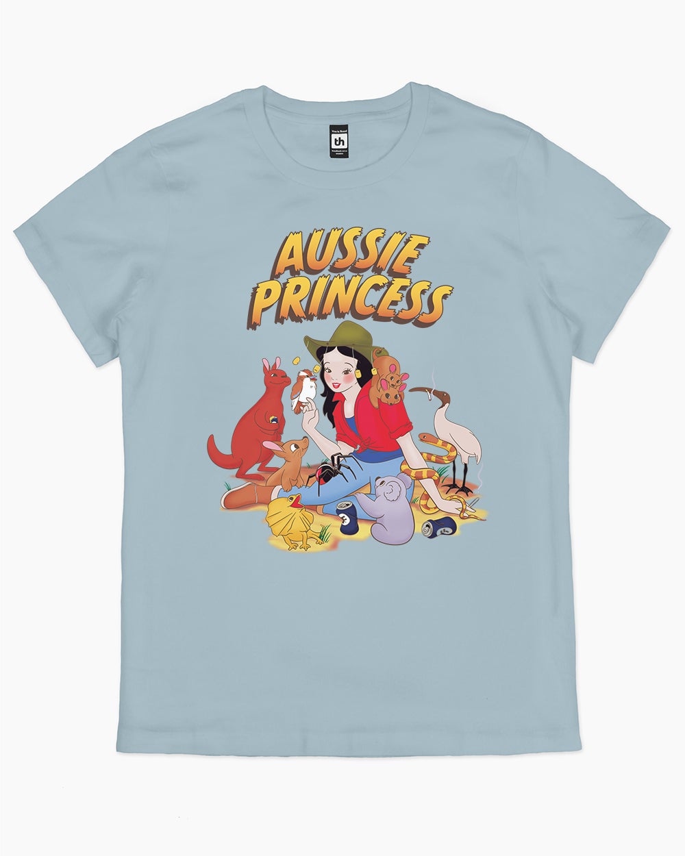 Aussie Princess T-Shirt Australia Online #colour_pale blue