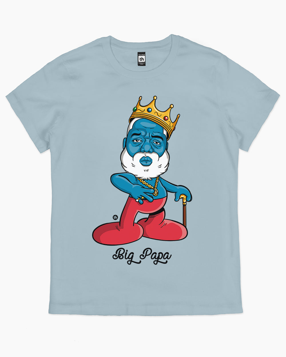 Big Papa T-Shirt Australia Online #colour_pale blue