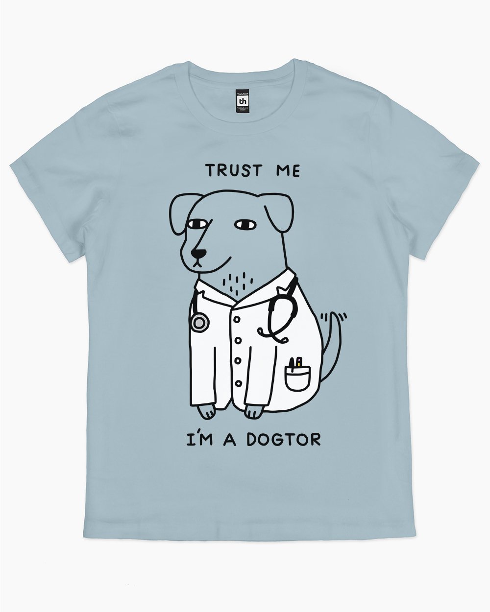 Dogtor T-Shirt Australia Online #colour_pale blue