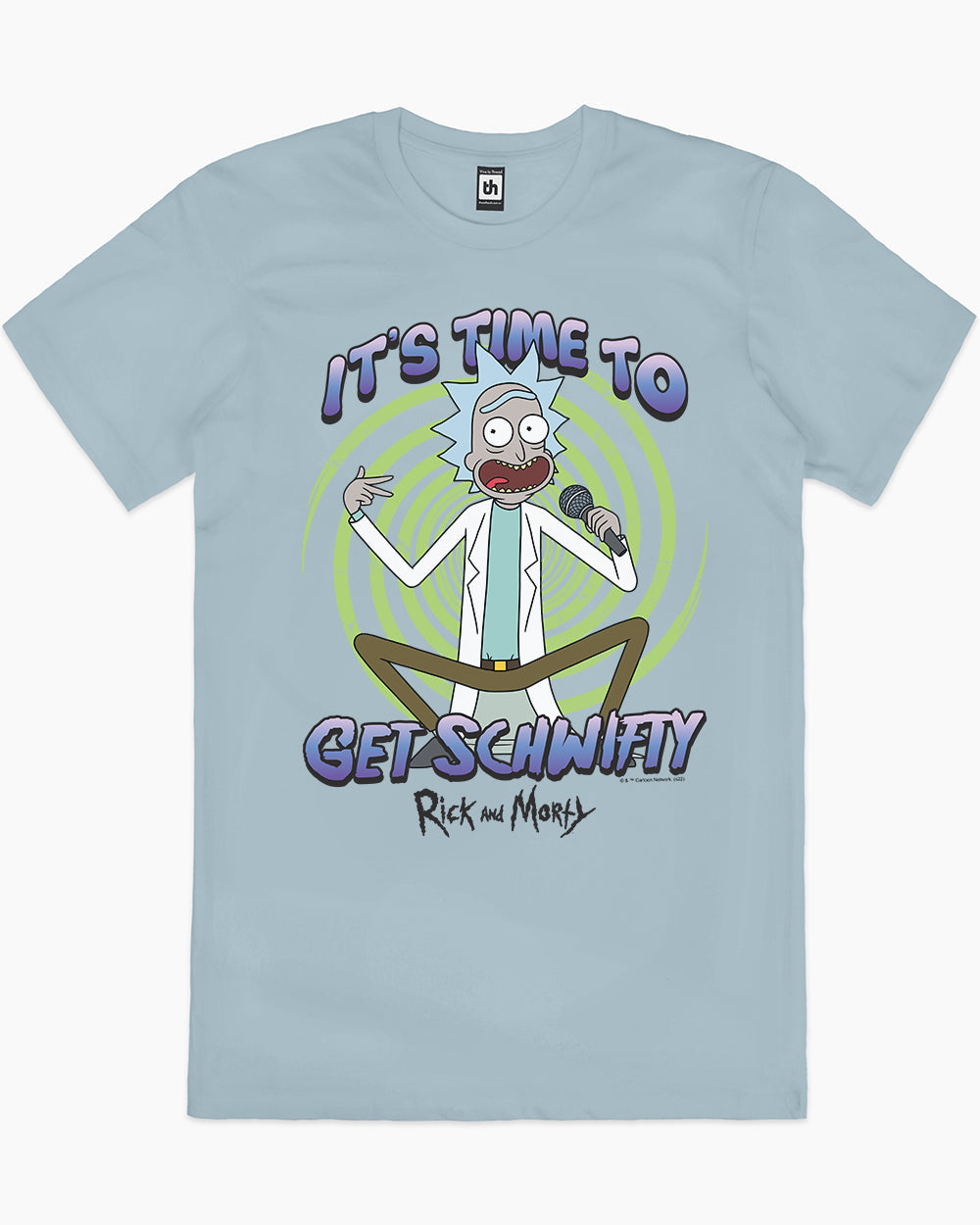 Get Schwifty T-Shirt Australia Online #colour_pale blue