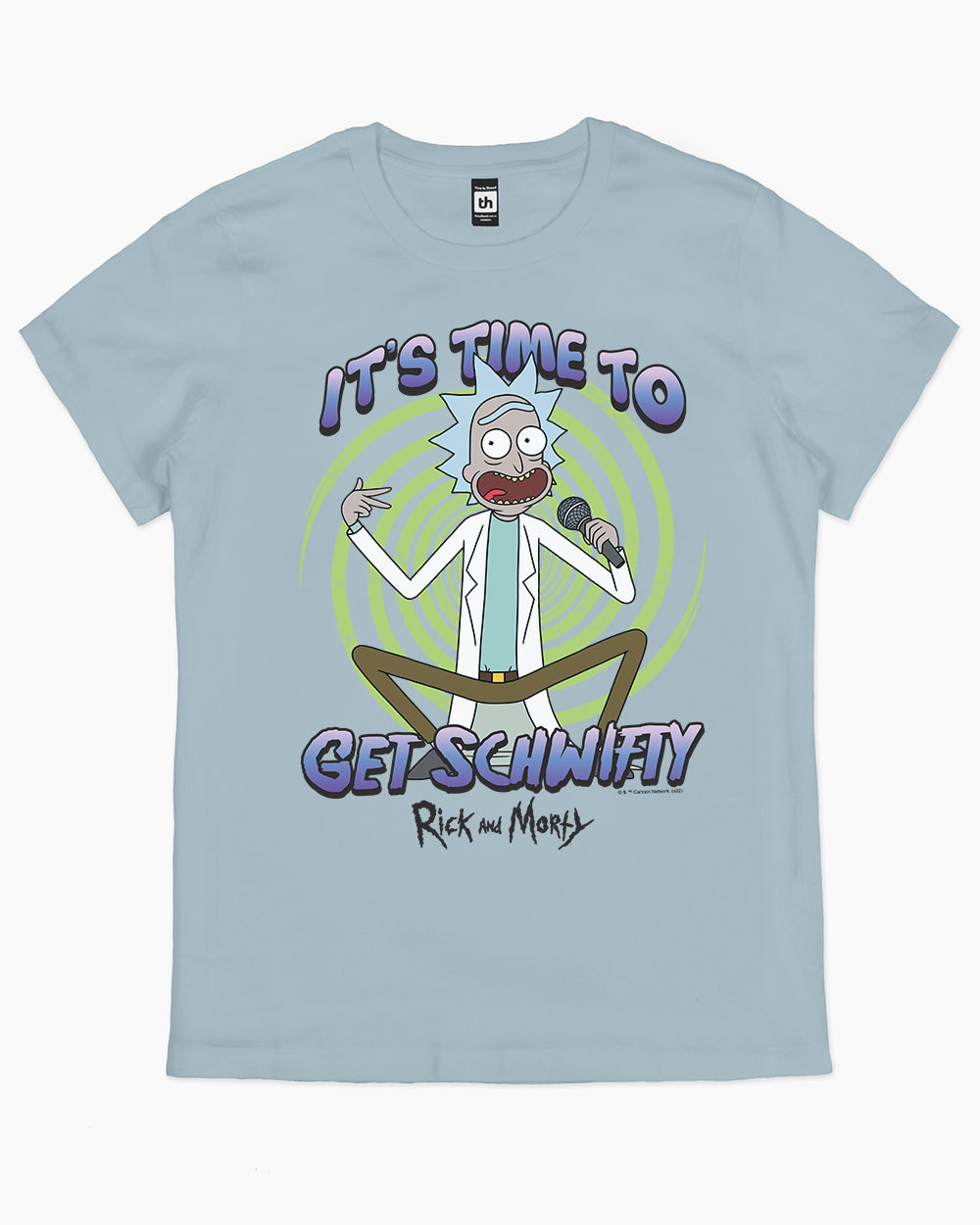 Get Schwifty T-Shirt Australia Online #colour_pale blue