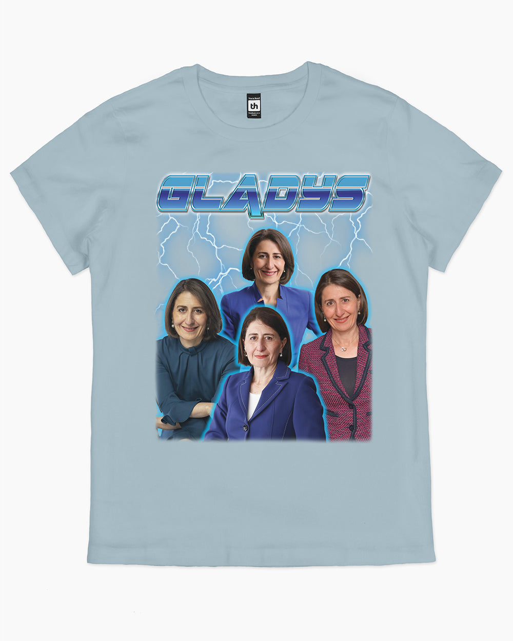 Gladys T-Shirt Australia Online #colour_pale blue