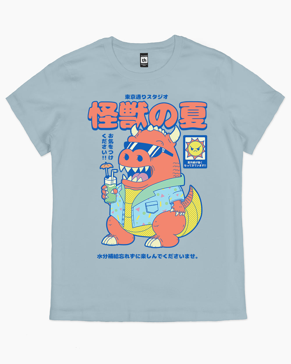 Kaiju's Summer T-Shirt Australia Online #colour_pale blue