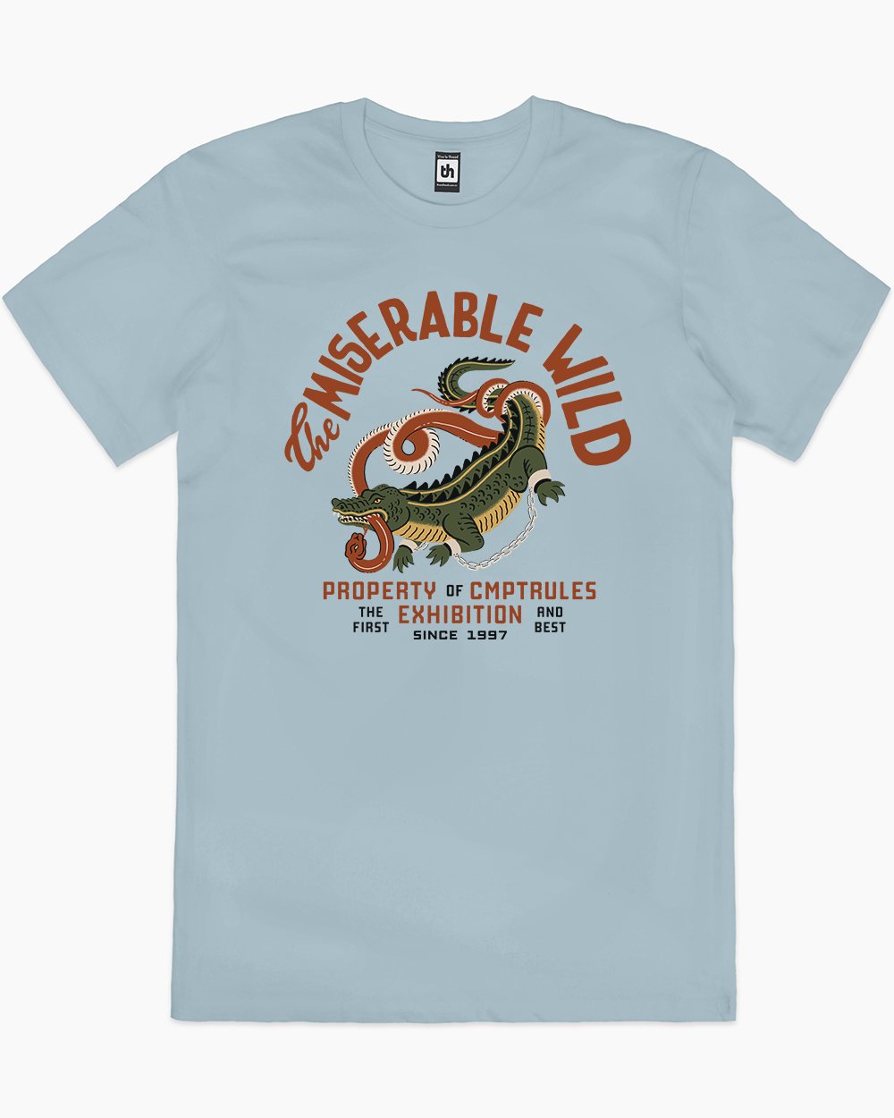 The Miserable Wild T-Shirt Australia Online #colour_pale blue