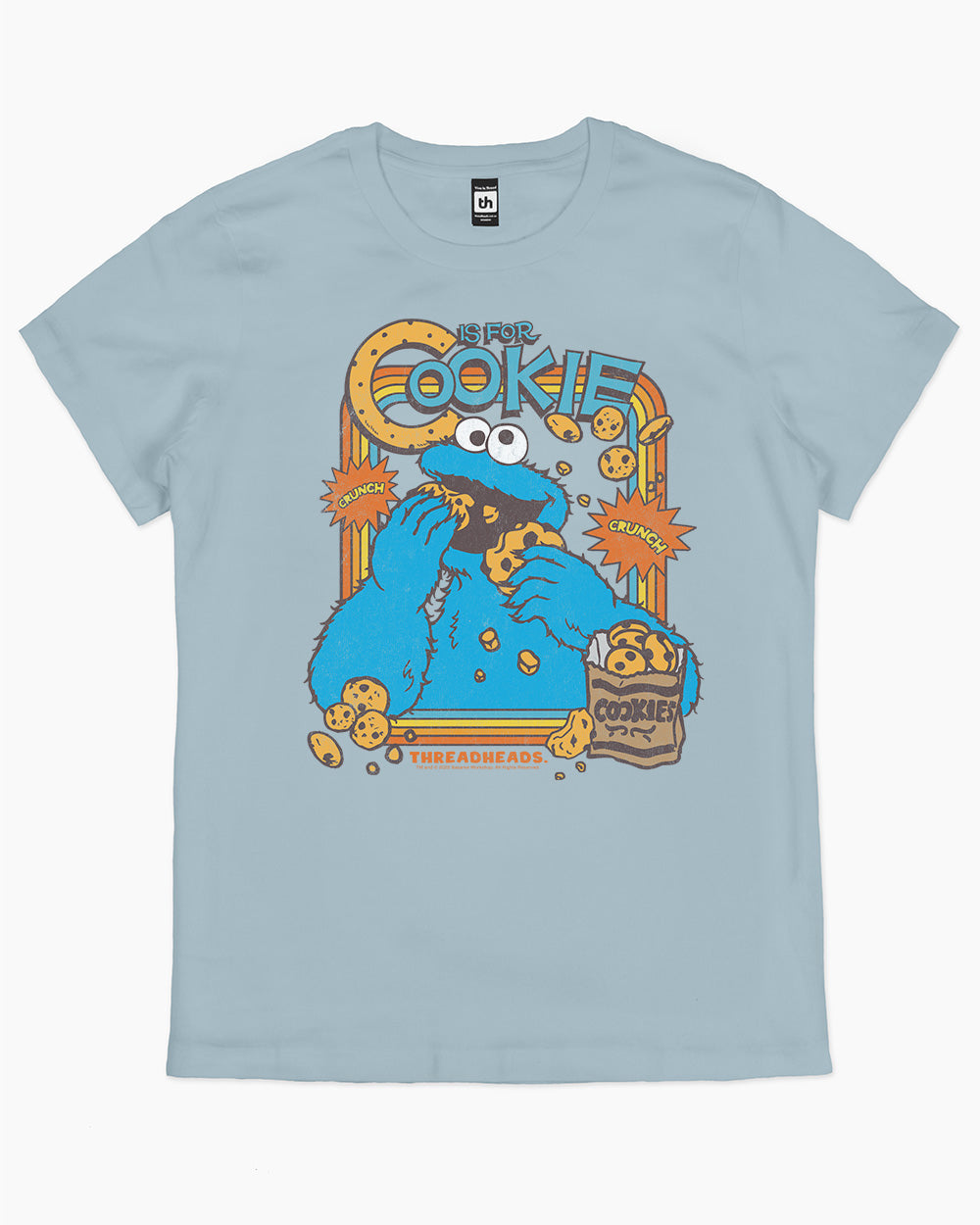 C is for Cookie T-Shirt Australia Online #colour_pale blue