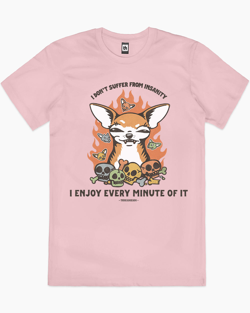 I Don't Suffer From Insanity T-Shirt Australia Online #colour_pink
