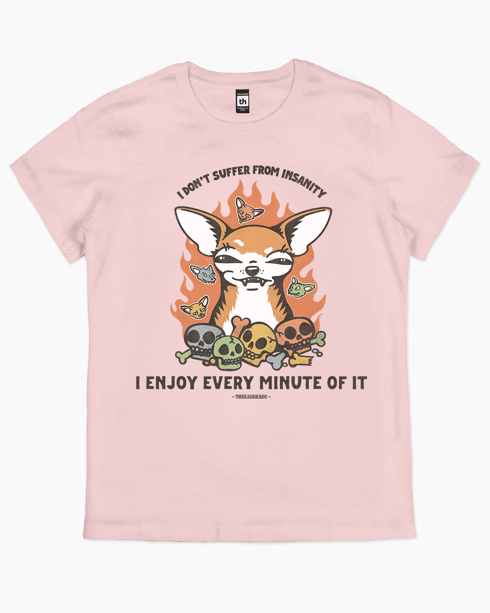 I Don't Suffer From Insanity T-Shirt Australia Online #colour_pink