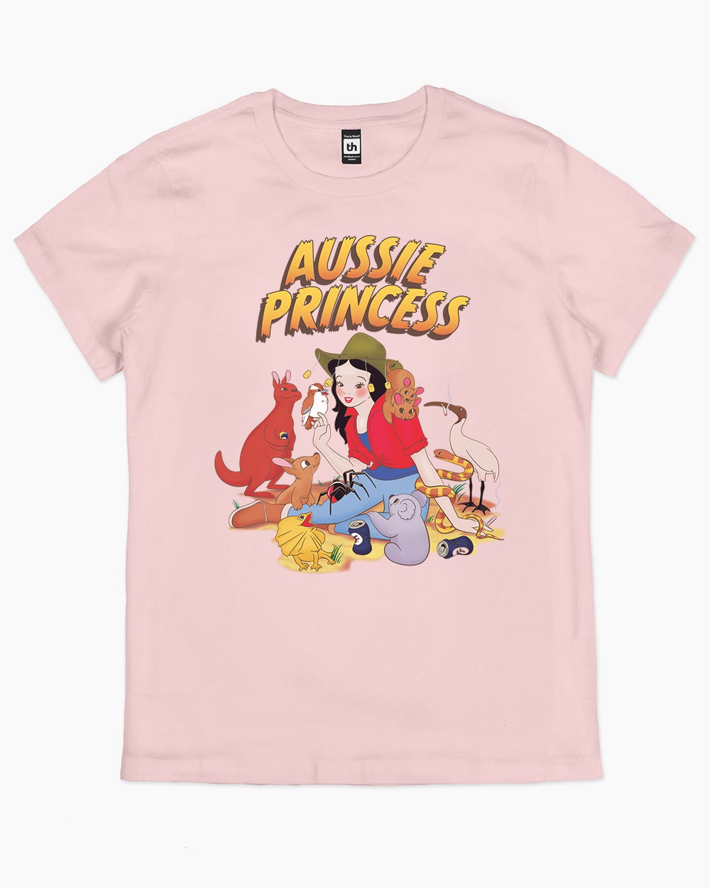 Aussie Princess T-Shirt Australia Online #colour_pink