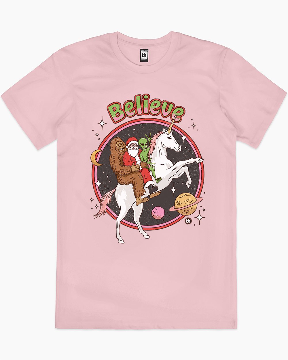 Believe T-Shirt Australia Online #colour_pink