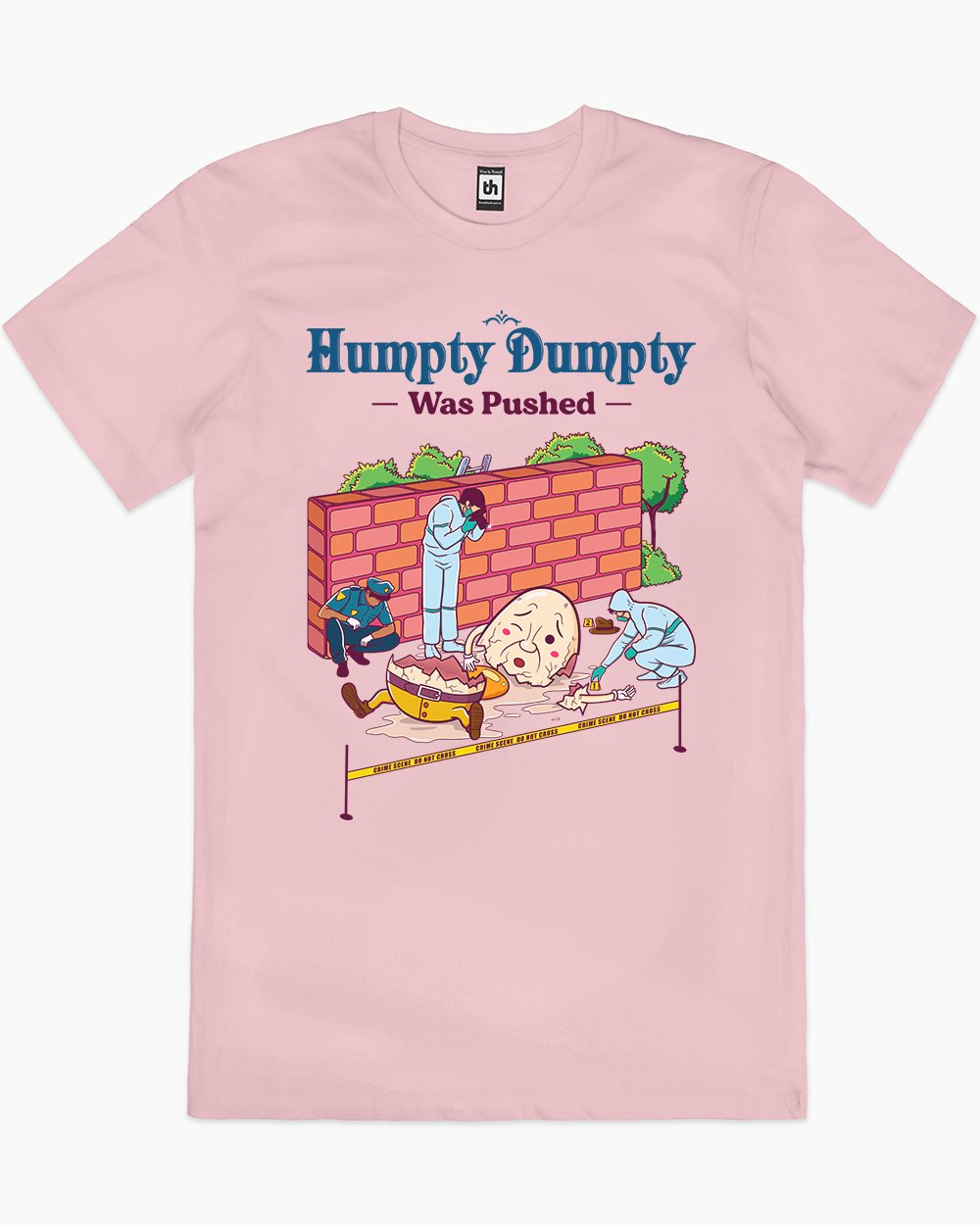 Humpty Dumpty was Pushed T-Shirt Australia Online #colour_pink