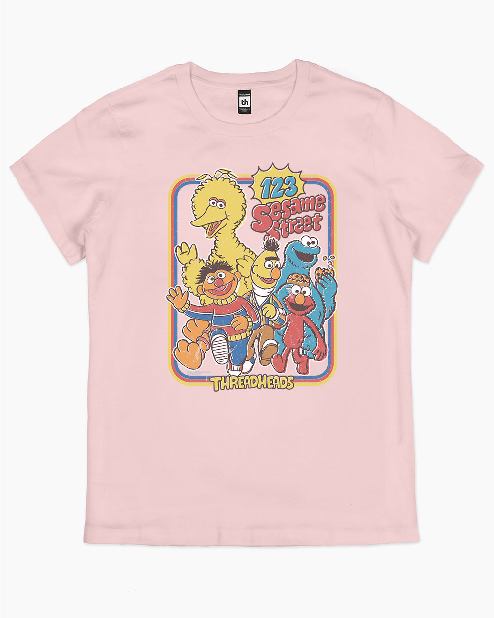 123 Sesame St T-Shirt Australia Online #colour_pink