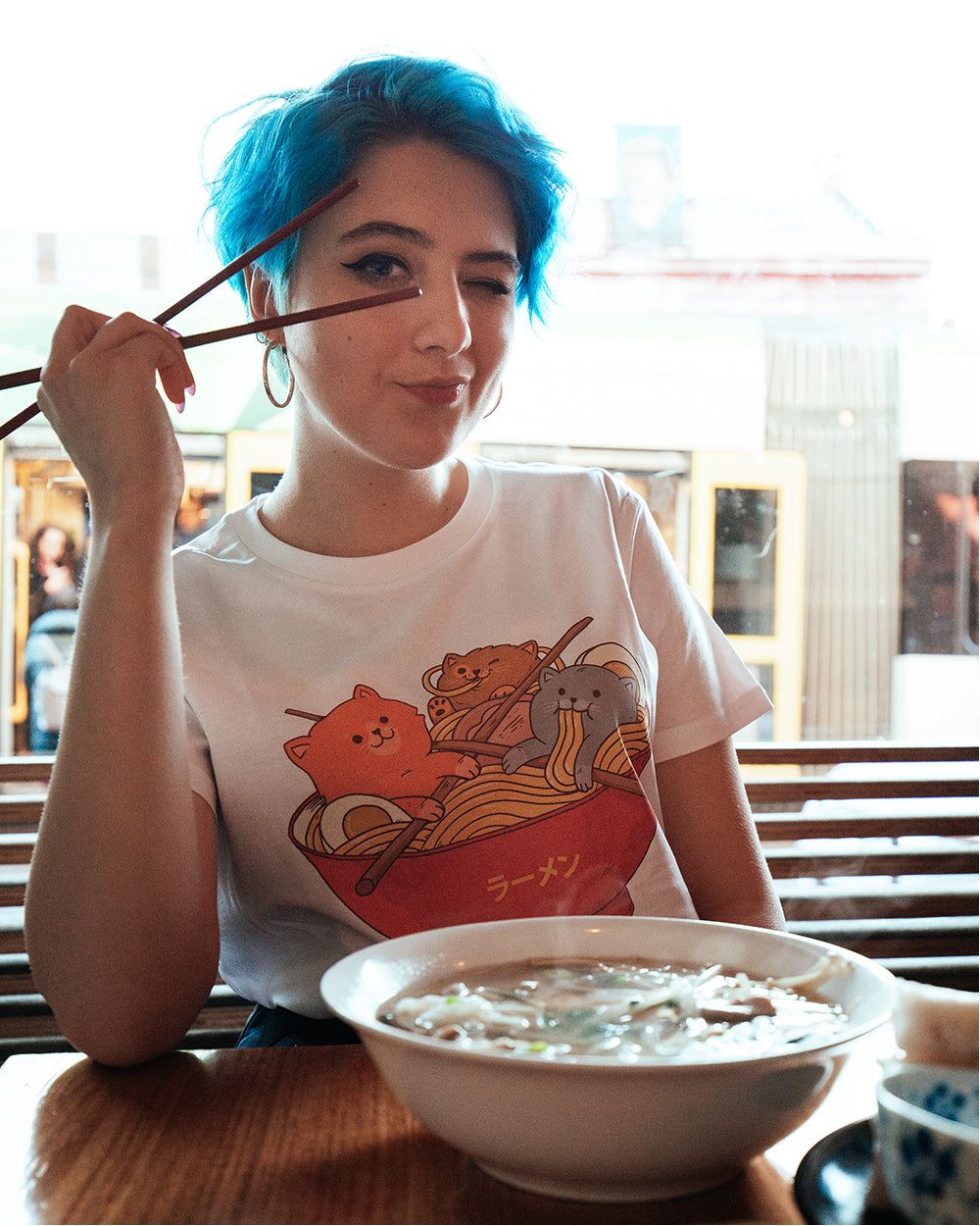 Ramen and Cats T-Shirt Australia Online