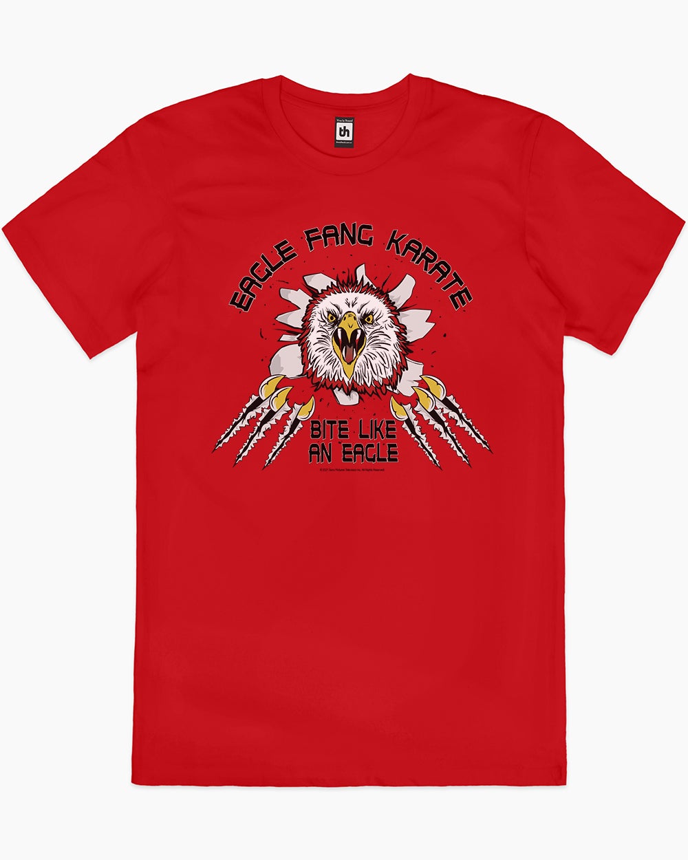 Eagle Fang Bite Like an Eagle T-Shirt Australia Online #colour_red