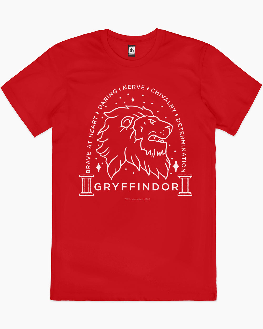 Gryffindor Monochrome T-Shirt Australia Online #colour_red