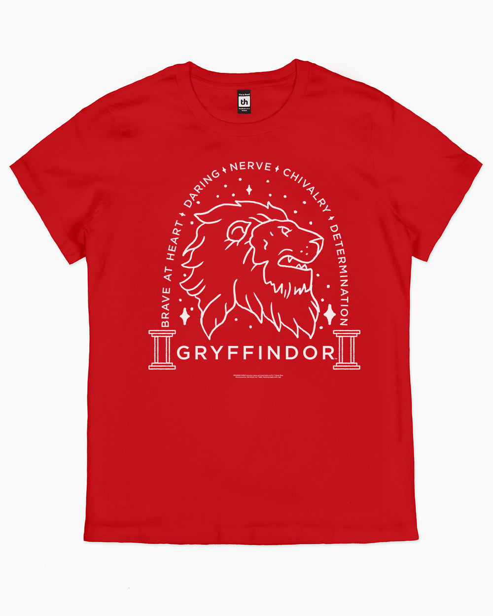 Gryffindor Monochrome T-Shirt Australia Online #colour_red
