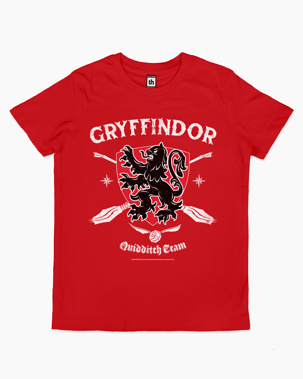 Gryffindor Quidditch Team Kids T-Shirt Australia Online #colour_red