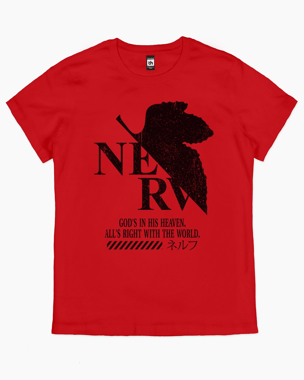 NERV T-Shirt Australia Online #colour_red