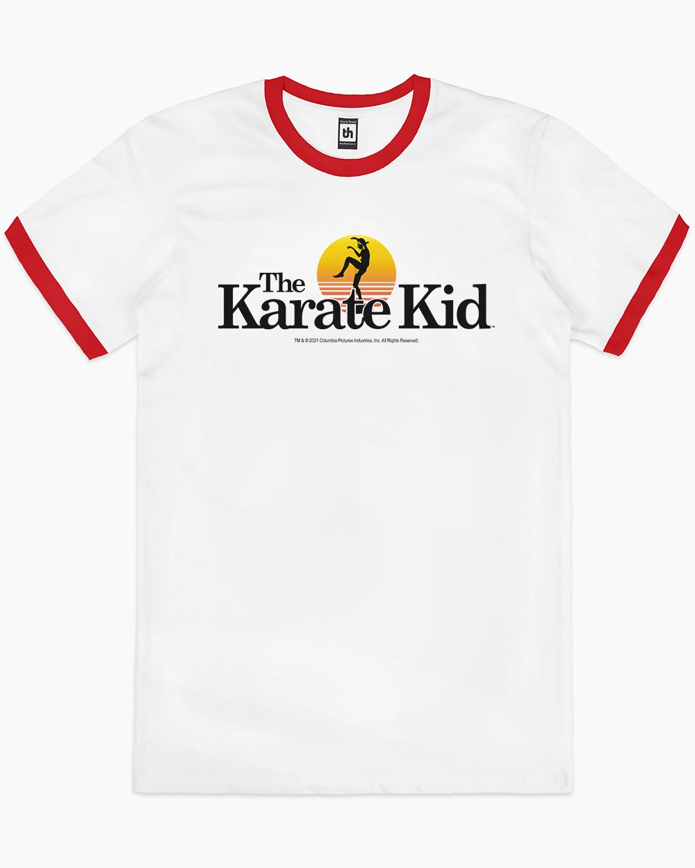Karate Kid Logo T-Shirt Australia Online #colour_red ringer