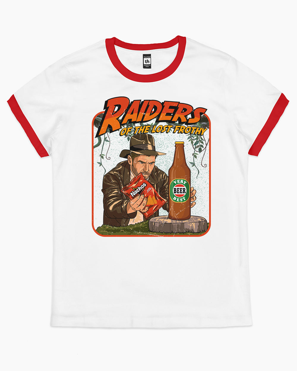 Raiders of the Lost Frothy T-Shirt Australia Online #colour_red ringer