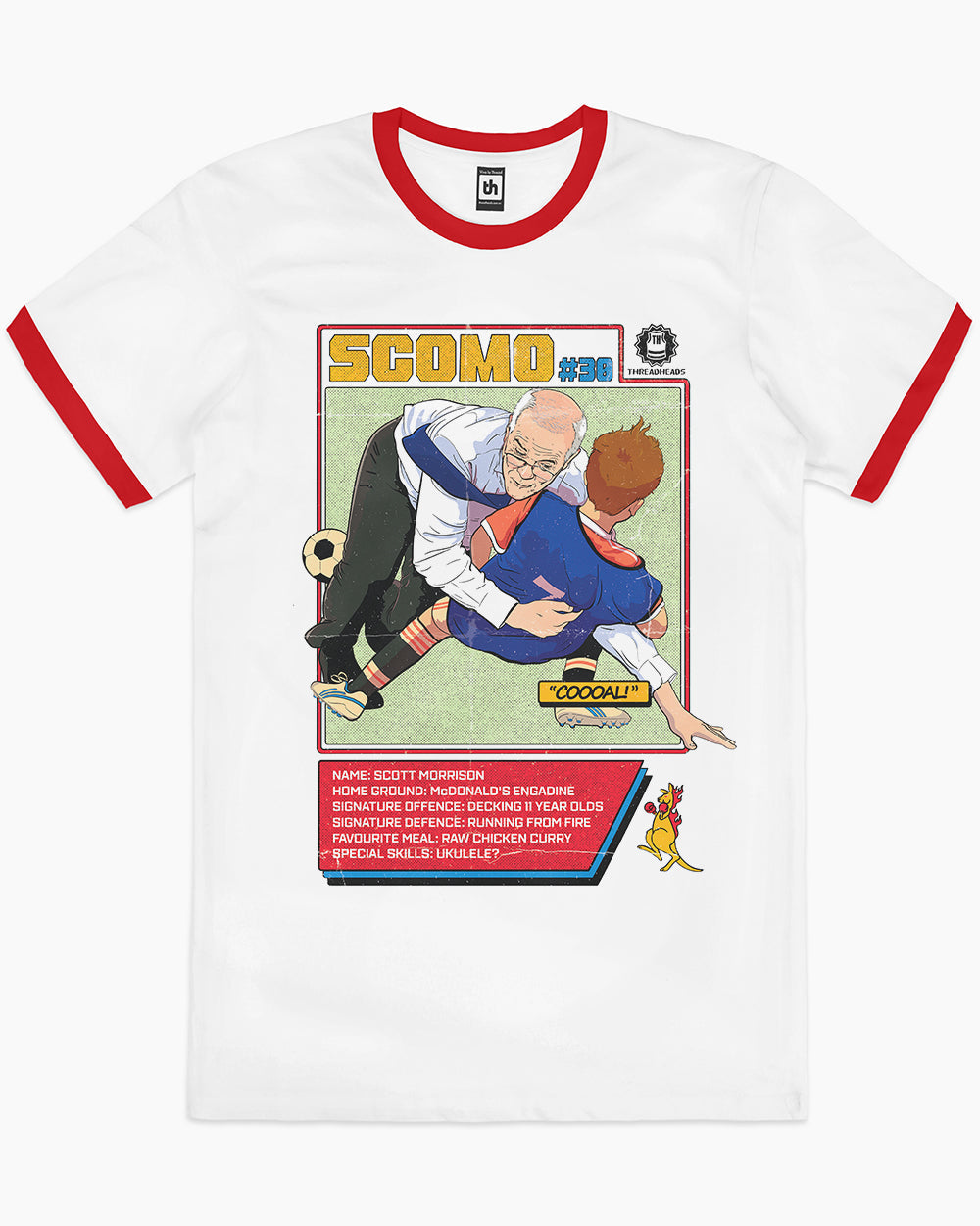 Scomo Tackle T-Shirt, Funny Aussie T-Shirt Australia