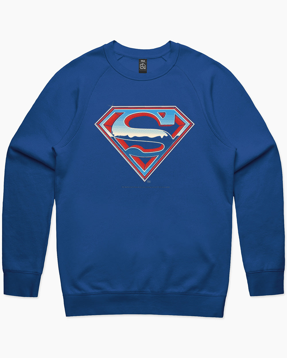 Superman Vintage Logo Sweater Australia Online #colour_blue