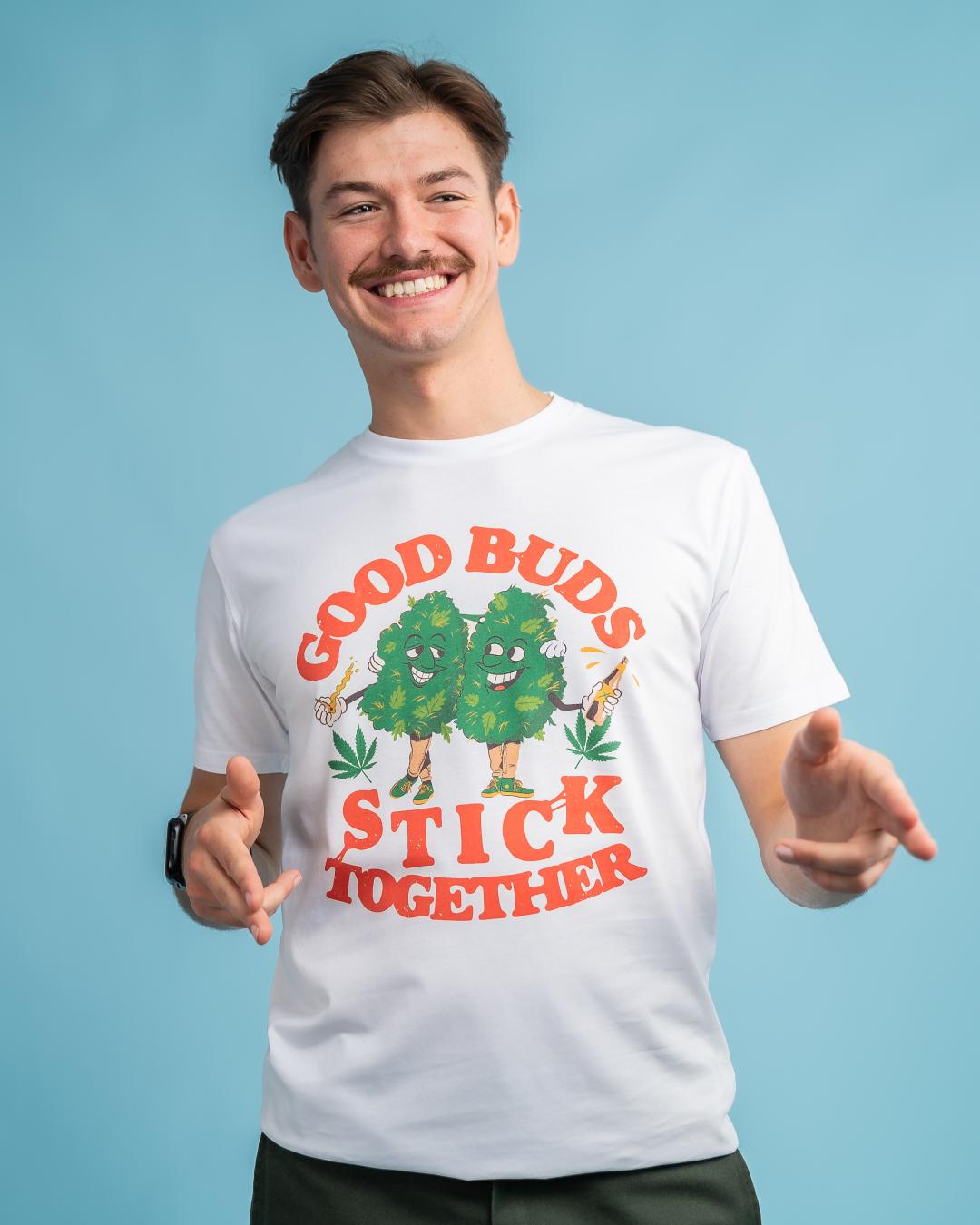 Good Buds T-Shirt Australia Online #colour_white