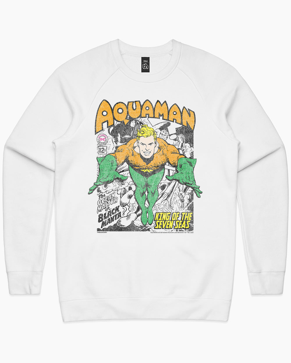 Aquaman King Of The Seven Seas Sweater Australia Online #colour_white