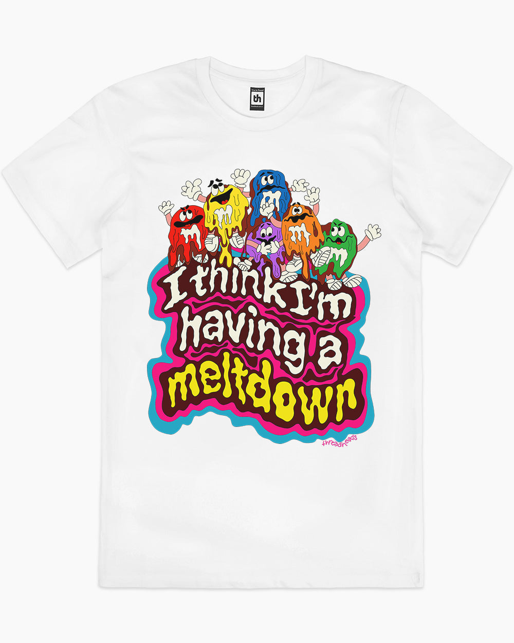 Meltdown T-Shirt Australia Online #colour_white