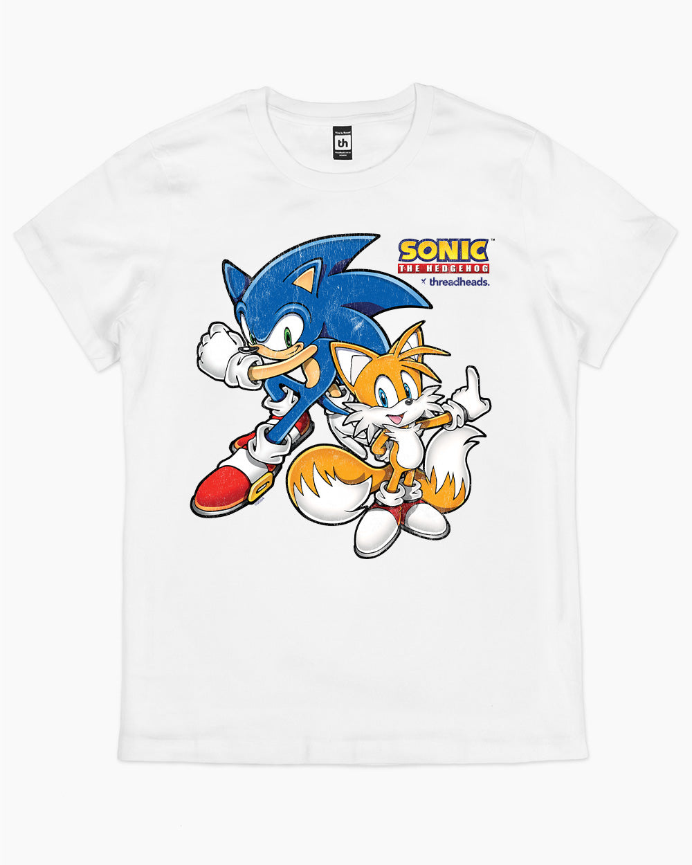 Sonic Tails BFFs T-Shirt Australia Online #colour_white