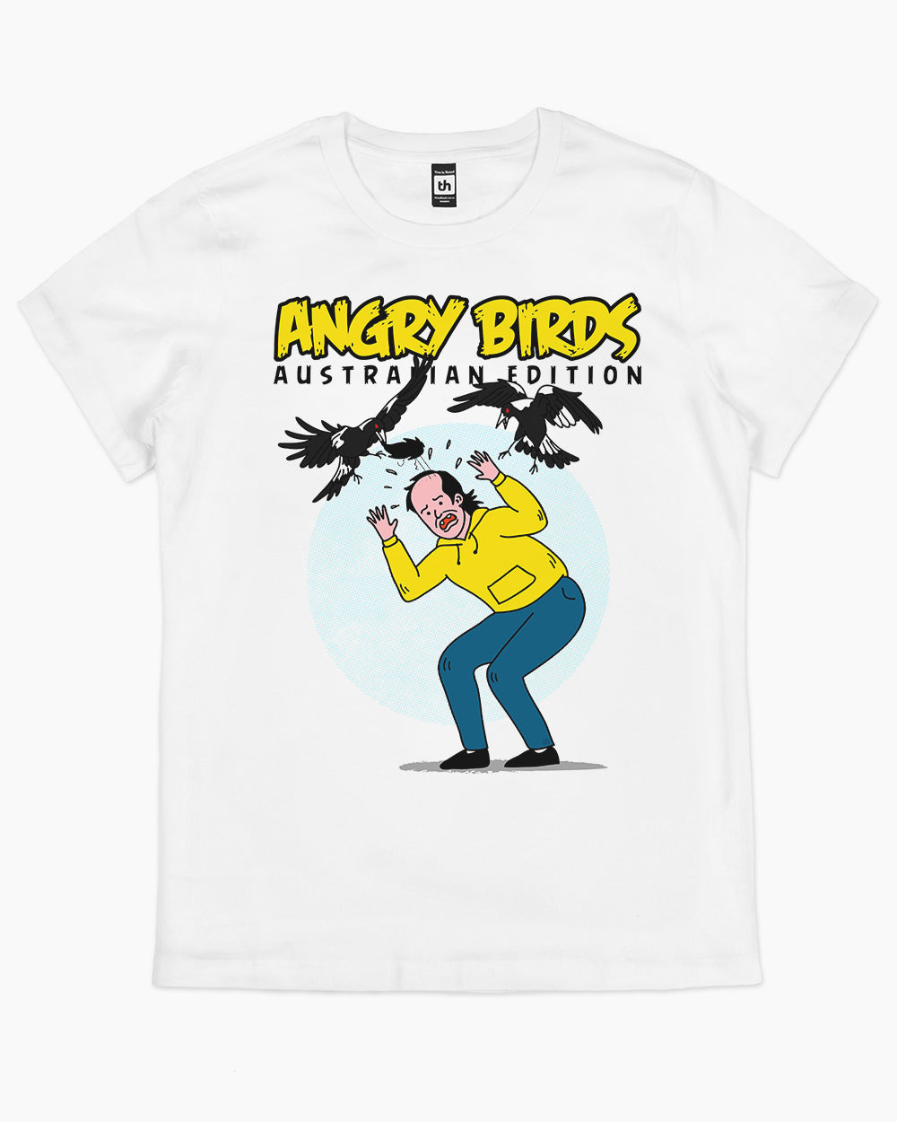 Swooping Season T-Shirt Australia Online #colour_white