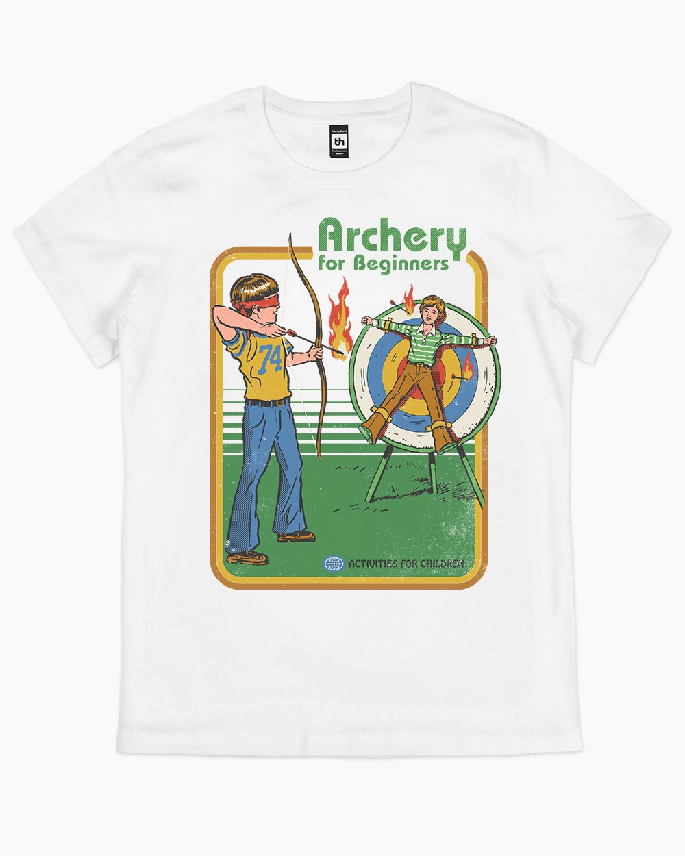 Archery for Beginners T-Shirt Australia Online #colour_white