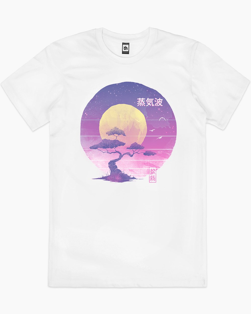 Bonsai Wave T-Shirt Australia Online #colour_white