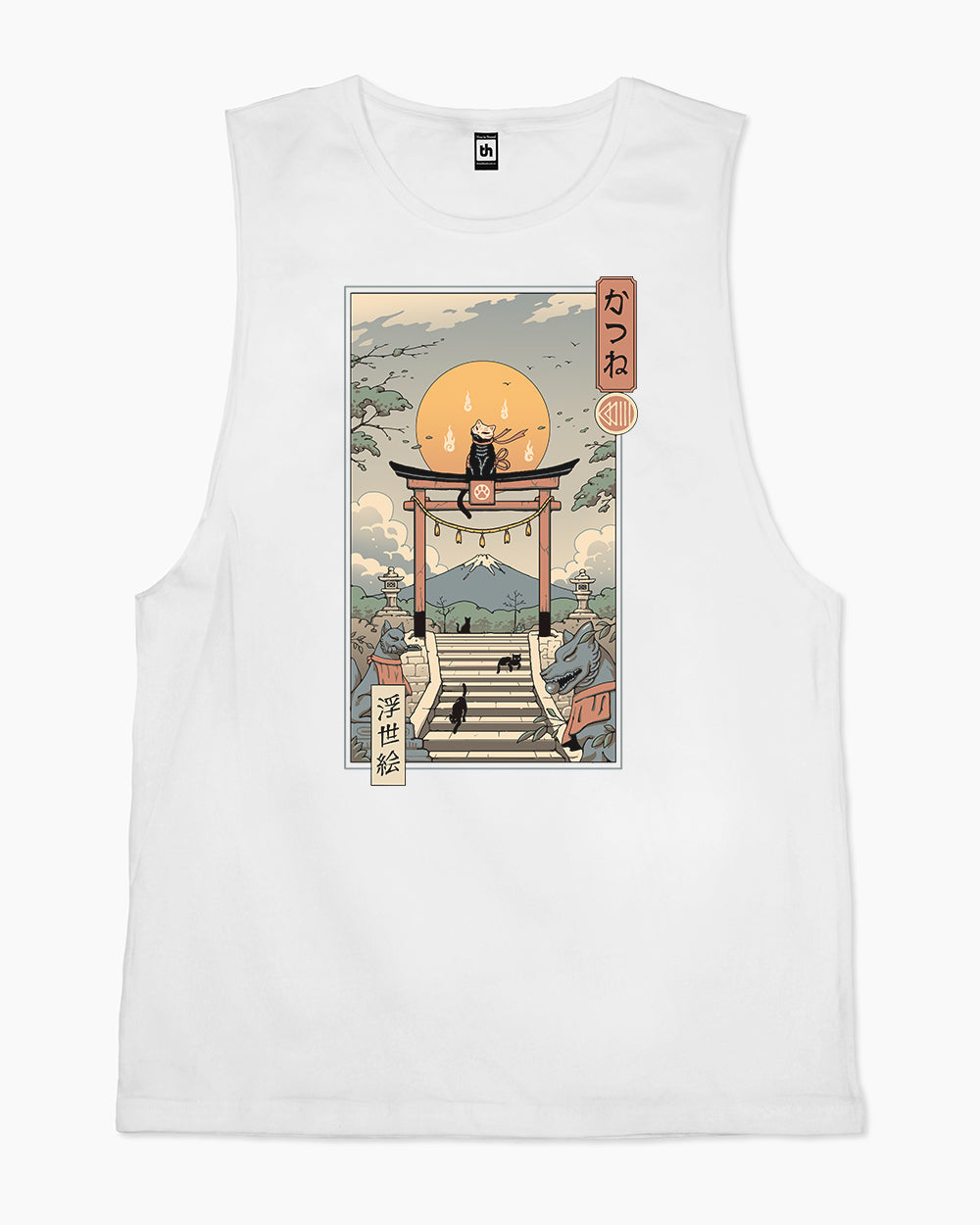 Catsune Inari Tank Australia Online #colour_white