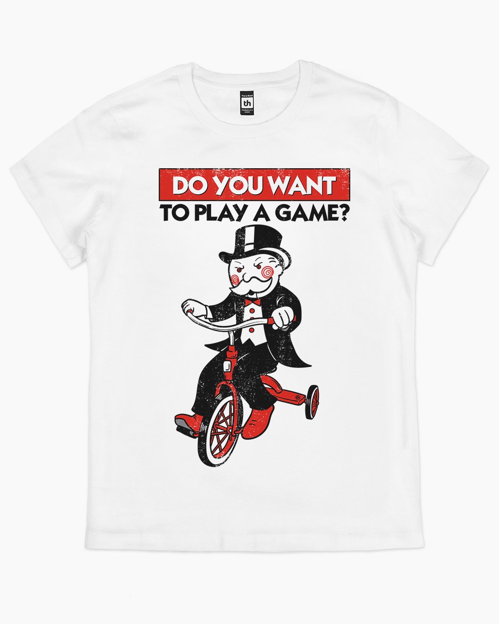 Do You Want to Play a Game T-Shirt Australia Online #colour_white
