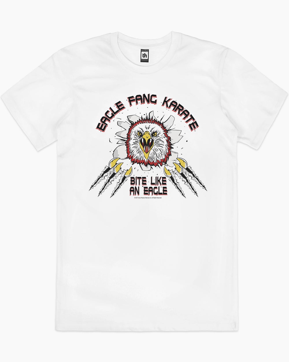 Eagle Fang Bite Like an Eagle T-Shirt Australia Online #colour_white