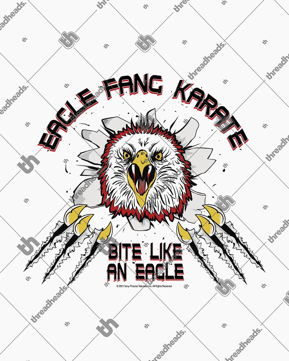 Eagle Fang Bite Like an Eagle Hoodie Australia Online #colour_white