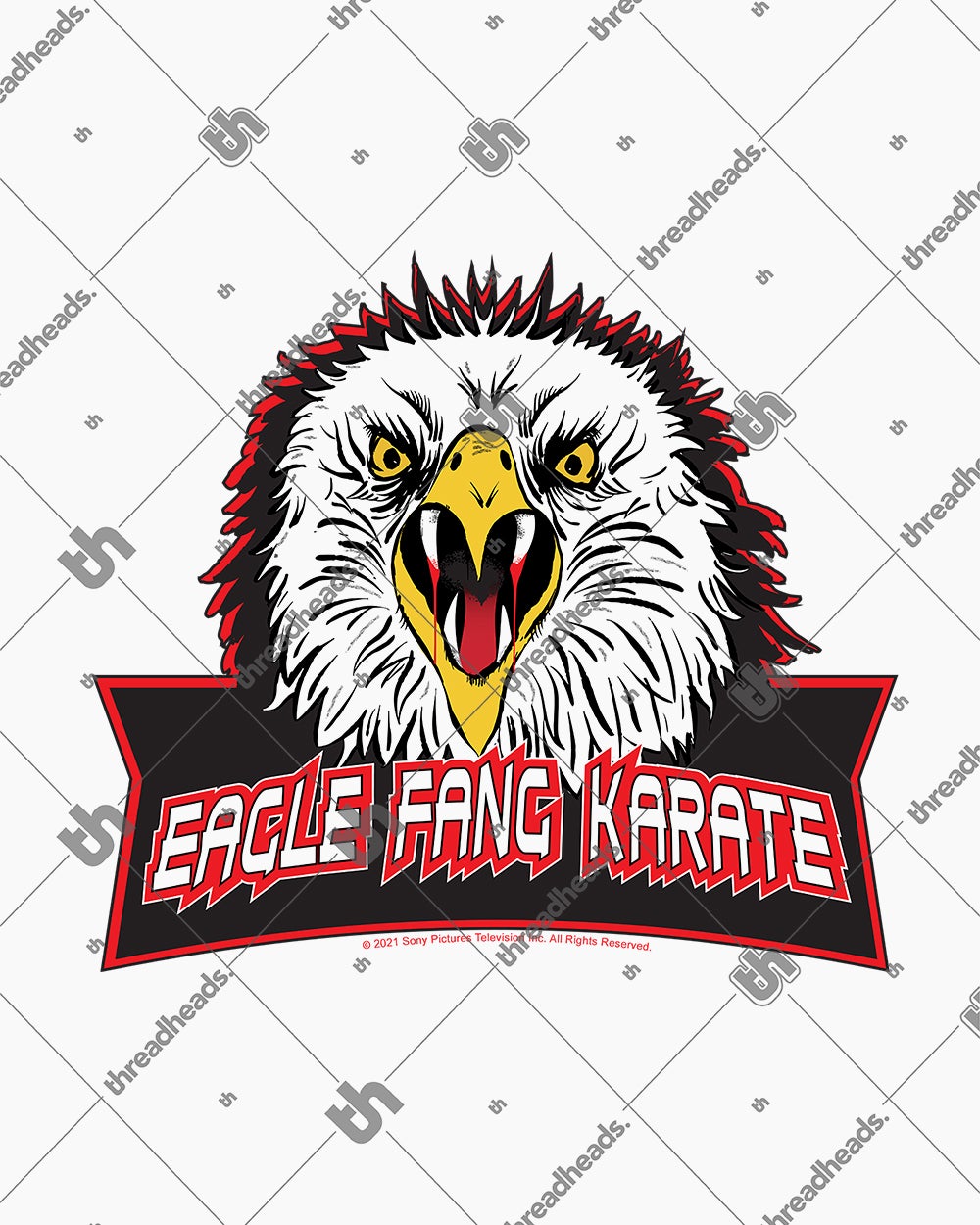 Eagle Fang Karate Logo T-Shirt Australia Online #colour_white