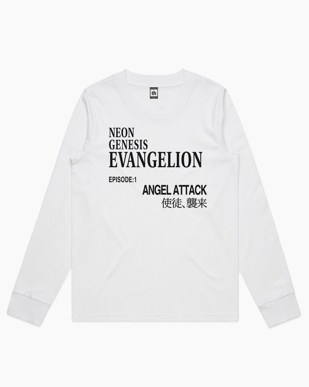Evangelion Episode 1 Long Sleeve Australia Online #colour_white
