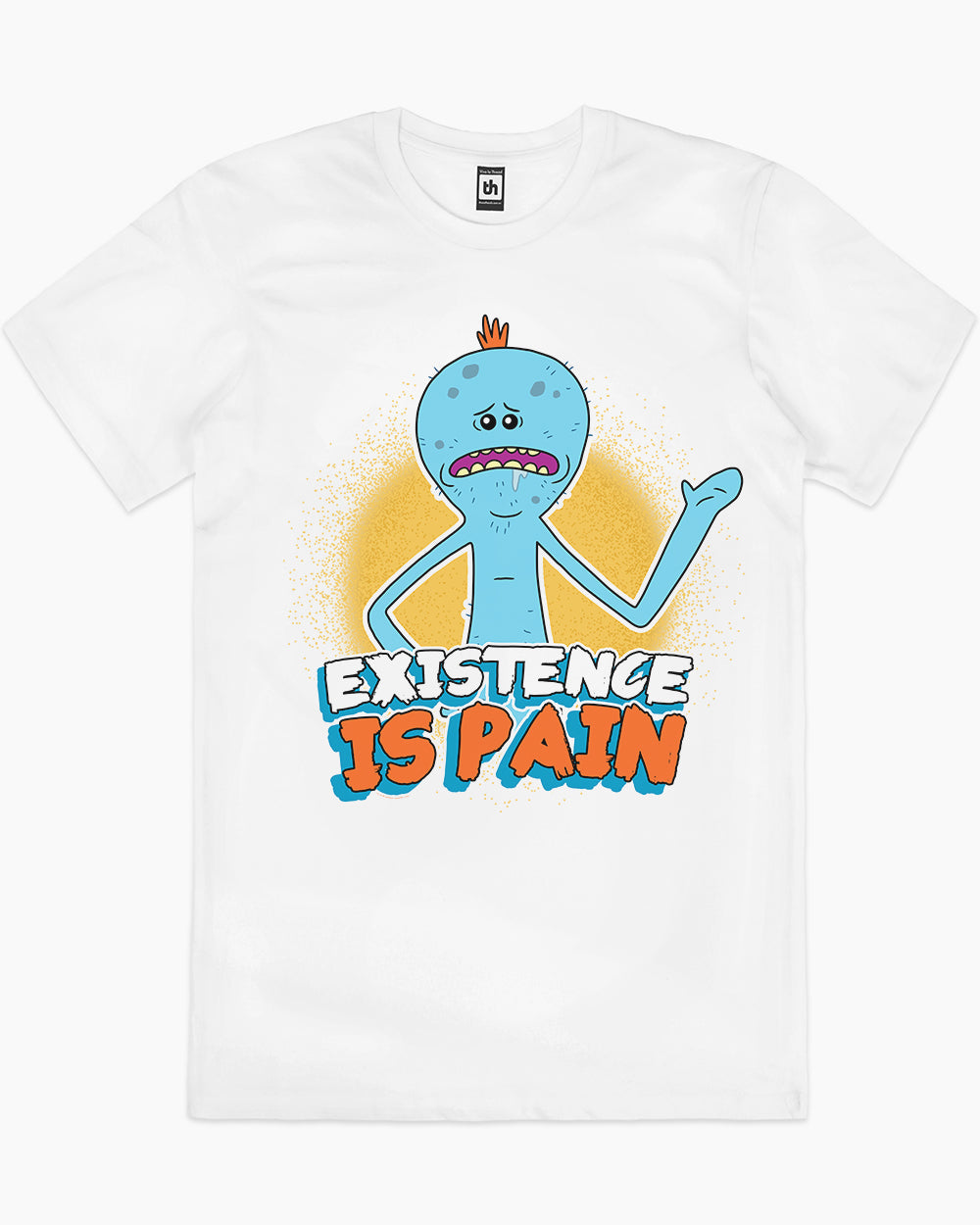 Existence is Pain T-Shirt Australia Online #colour_white