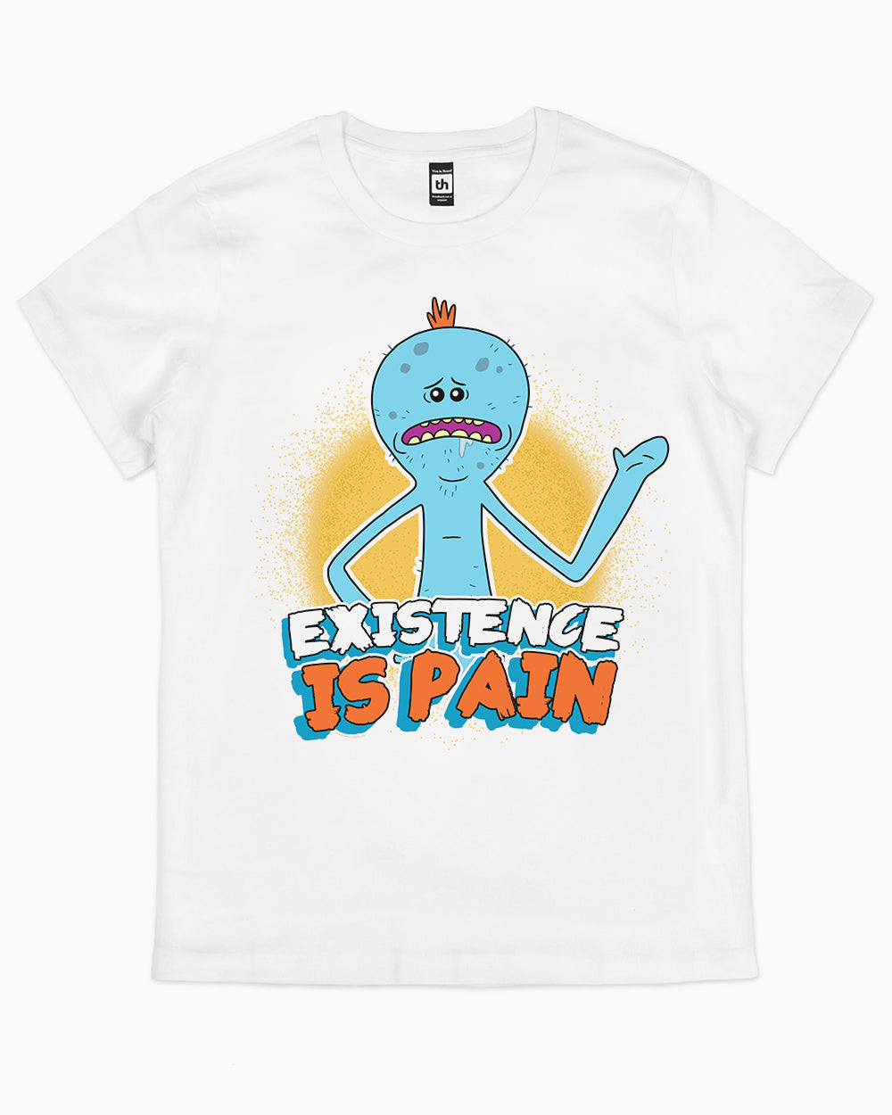 Existence is Pain T-Shirt Australia Online #colour_white