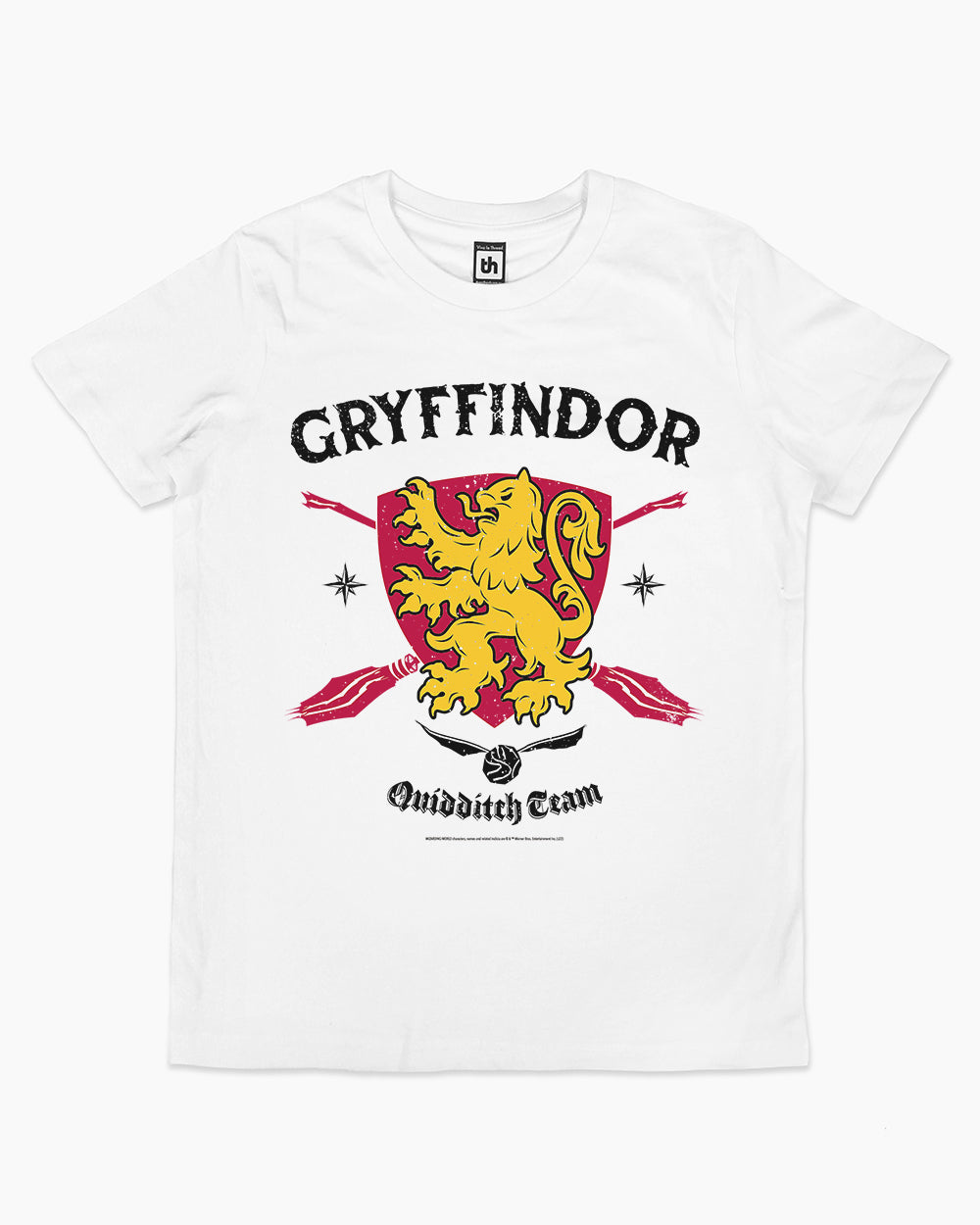 Gryffindor Quidditch Team Kids T-Shirt Australia Online #colour_white